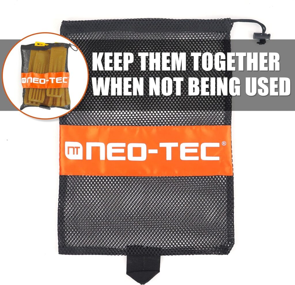 NEO-TEC 6 Pack Tree Felling Wedges, Chainsaw Wedges, 5.5 Tree Cutting Equipment, Tree Cutting Equipment with Spikes for Safe Tree Cutting